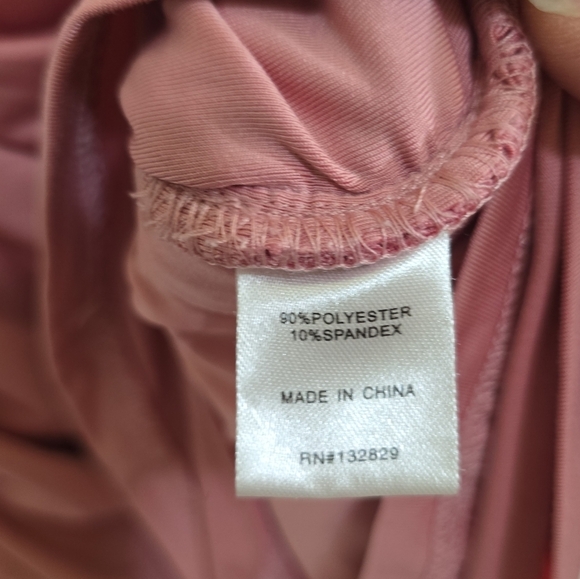 Lovers + Friends Pink Twist One Shoulder Ruched Mini Dress Small - Picture 7 of 8